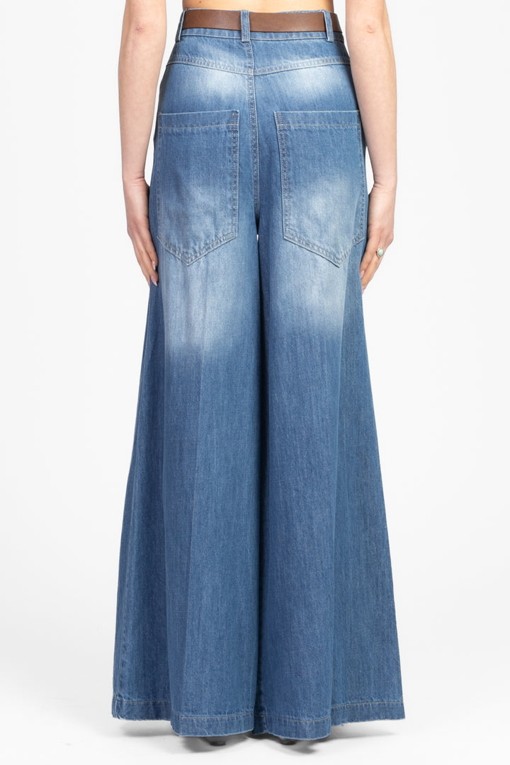 Dixie - Jeans palazzo con cinta Art. P212W100