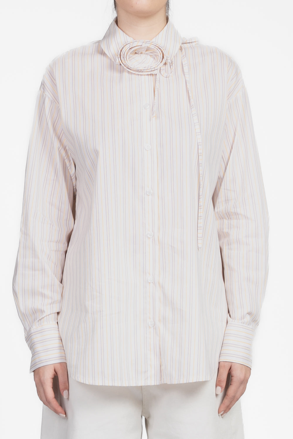 Have One - Camicia gessata con fiore Art. CMA-N168