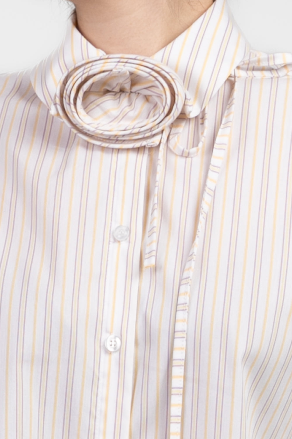 Have One - Camicia gessata con fiore Art. CMA-N168