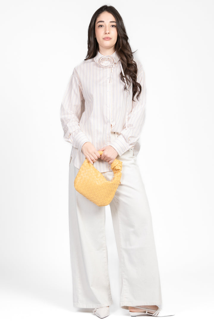 Have One - Camicia gessata con fiore Art. CMA-N168