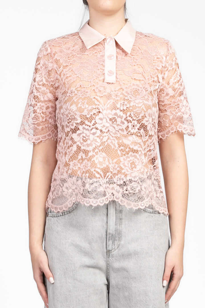 Have One - Maglia polo in pizzo Art. TMA-N077