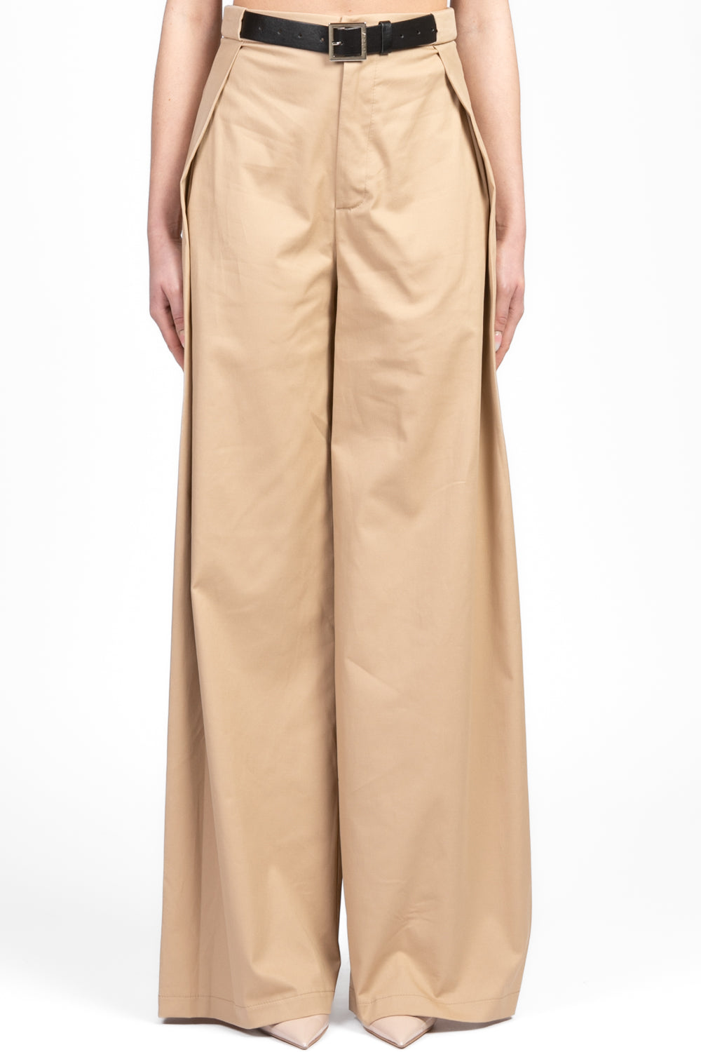 Vicolo - Pantalone palazzo con pinces Art. TD1093