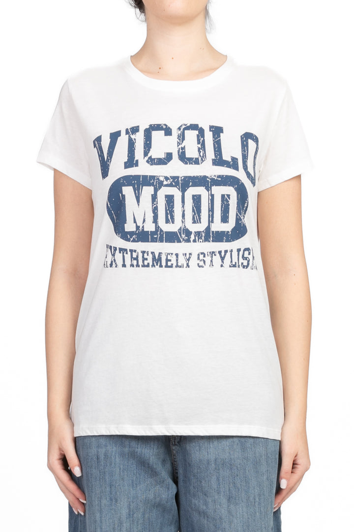 Vicolo - T-shirt stampa "Vicolo Mood" Art. RD0642
