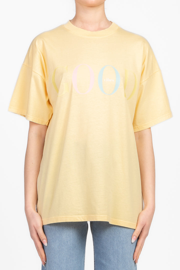 Vicolo - T-Shirt stampa "Good" Art. RD0152