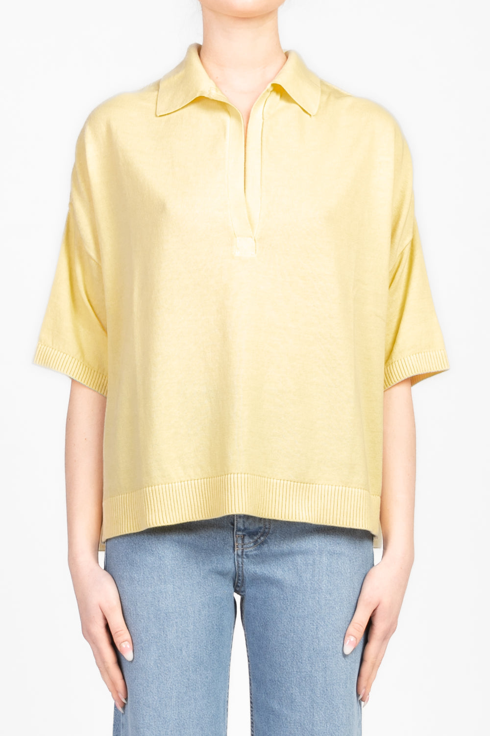 Vicolo - Maglia polo over manica corta Art. 22060D