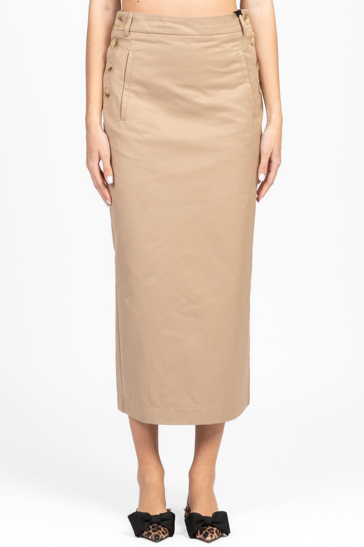 Vicolo - Gonna midi con bottoni laterali Art. TD0149