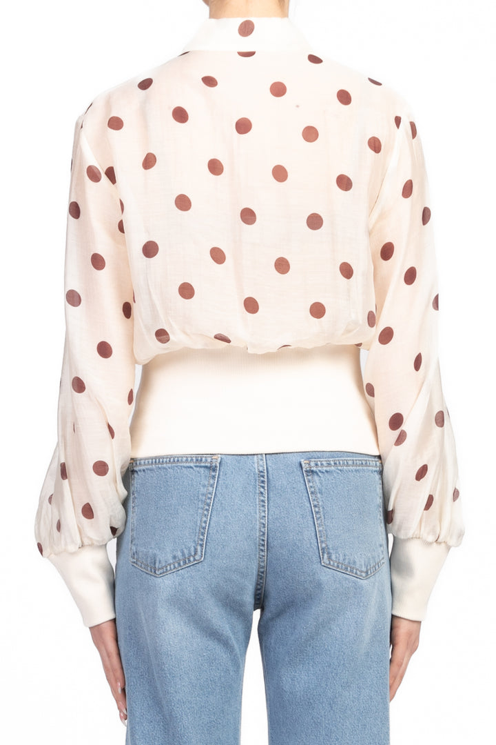 Vicolo - Camicia pois con elastico Art. TD1408