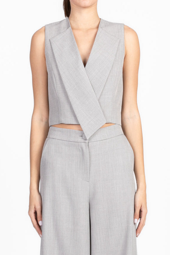 Imperial - Gilet crop incrociato Art. LC71JME