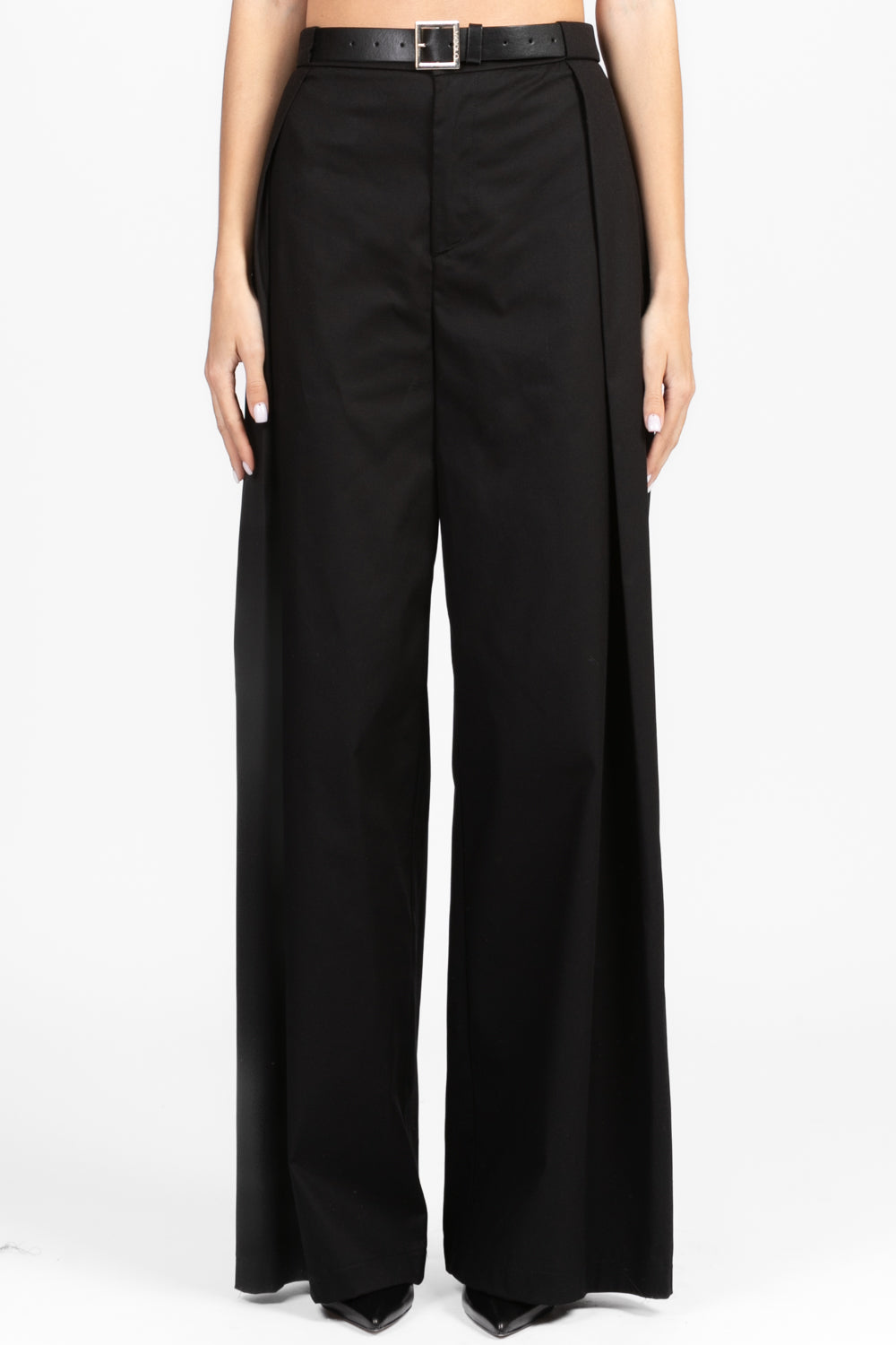 Vicolo - Pantalone palazzo con pinces Art. TD1093