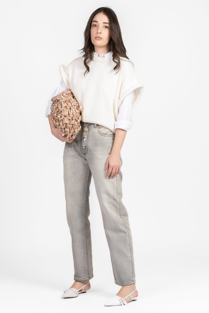 Vicolo - Jeans ZOE con bottoni gioiello Art. DD5098
