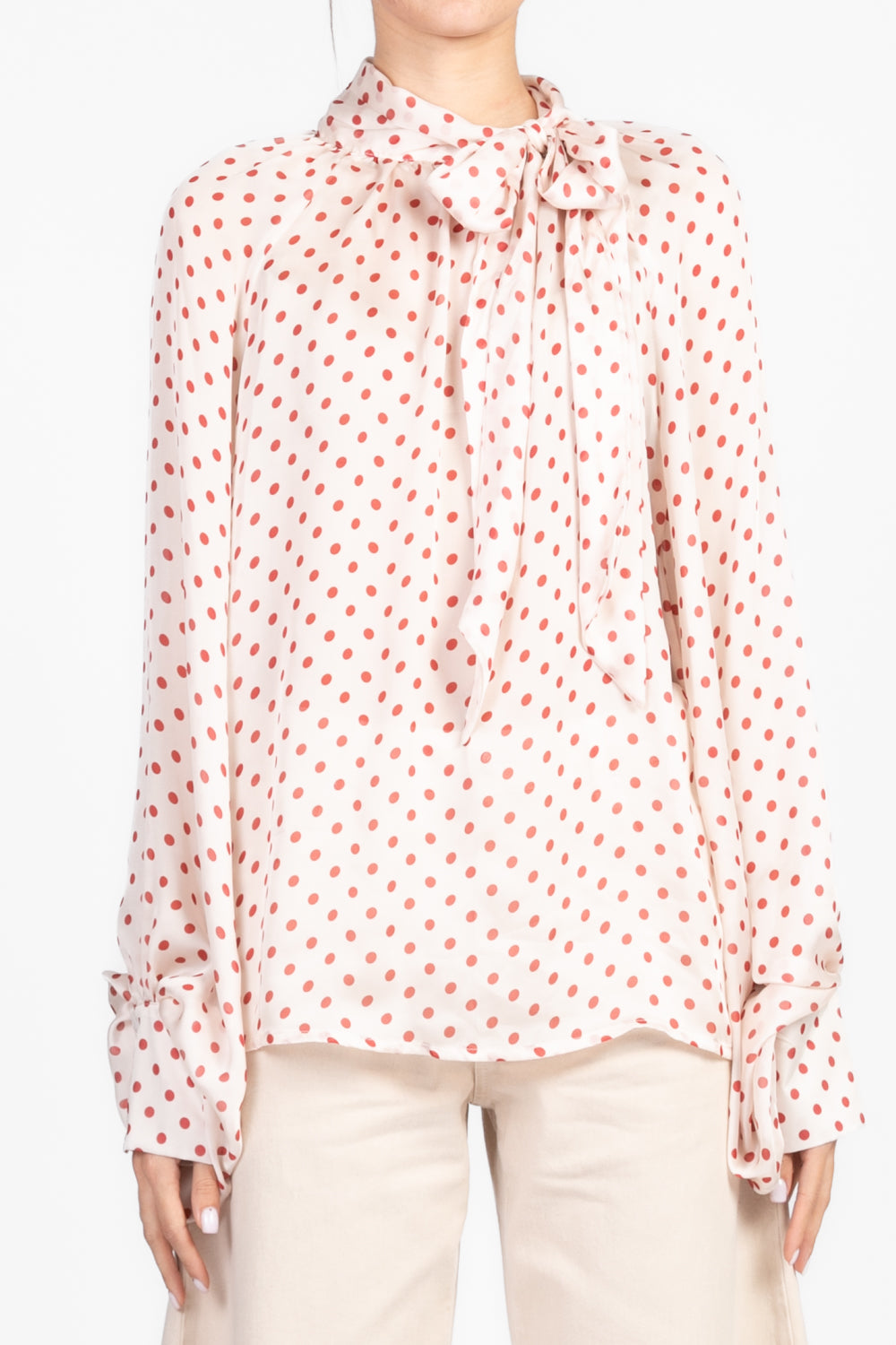 Tensione In - Blusa pois con fiocco Art. 25C6575