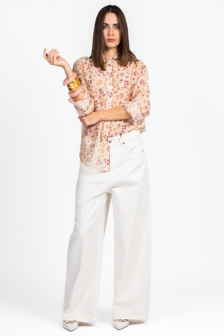 Vicolo - Camicia fantasia floreale Art. TD1302
