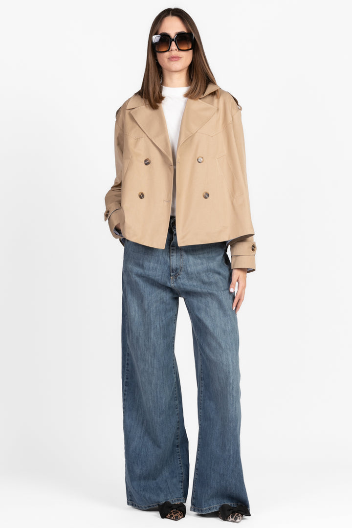 Dixie - Trench doppio petto corto Art. S845W005