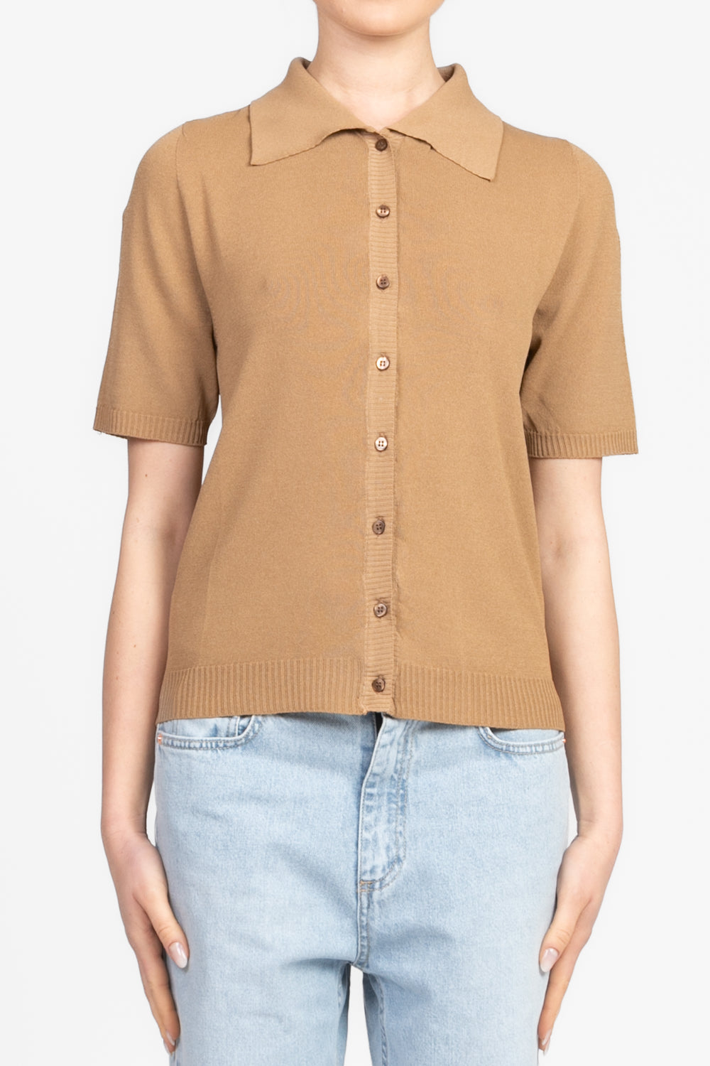 Angela Davis - Maglia polo mezza manica con bottoni Art. RP9PA47