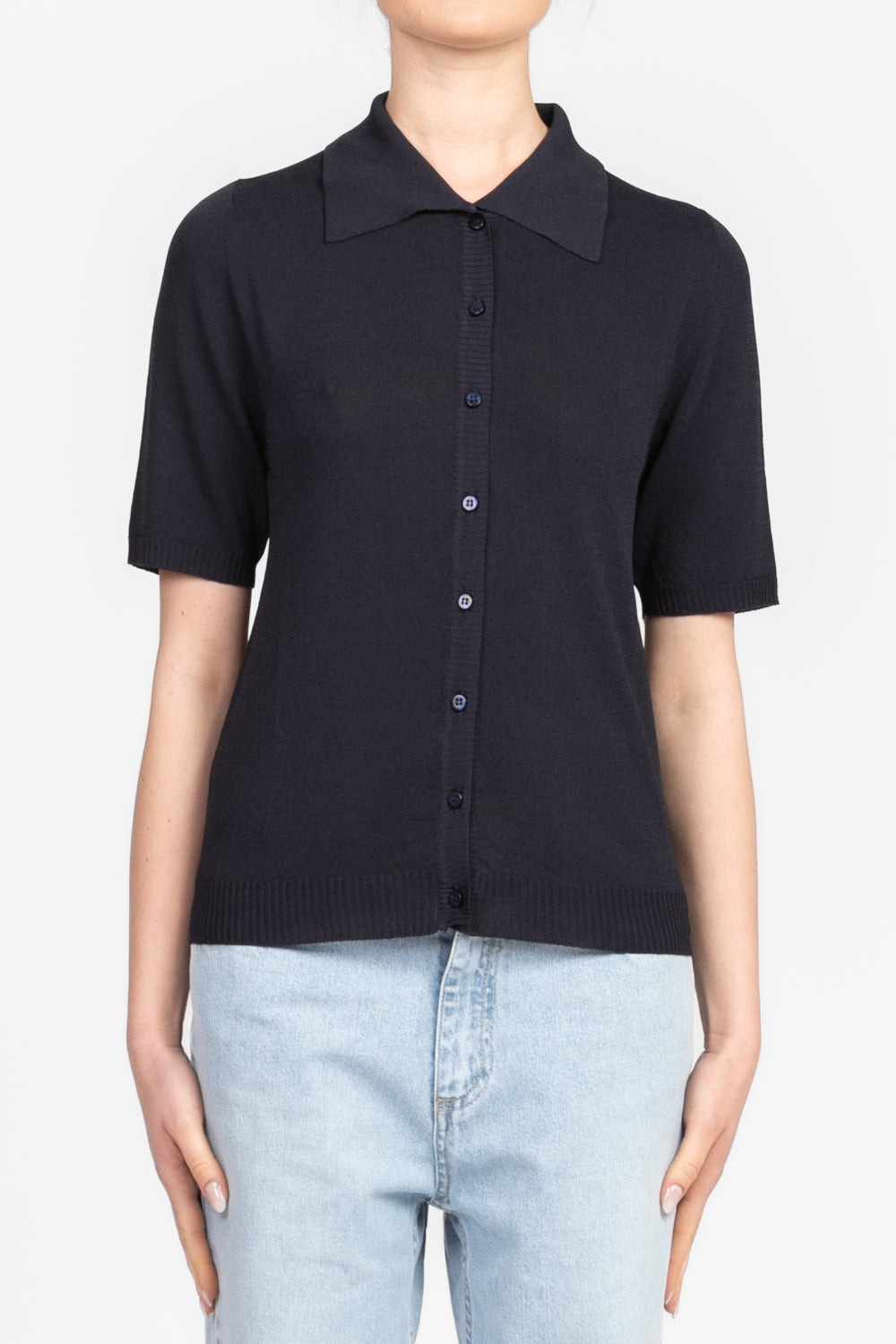 Angela Davis - Maglia polo mezza manica con bottoni Art. RP9PA47