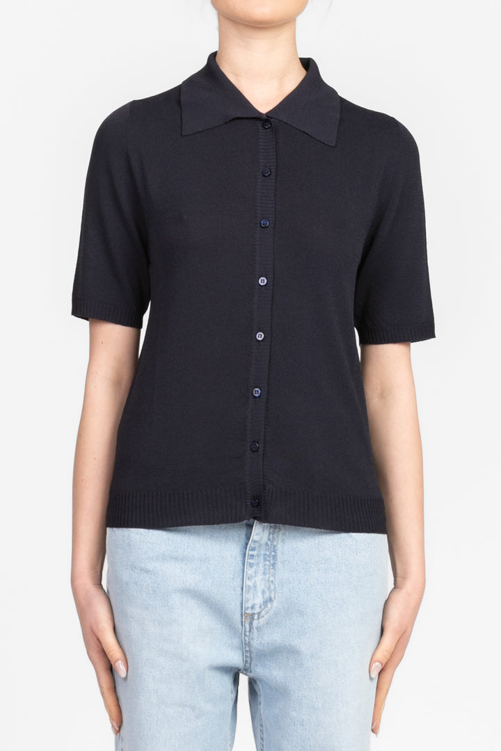 Angela Davis - Maglia polo mezza manica con bottoni Art. RP9PA47