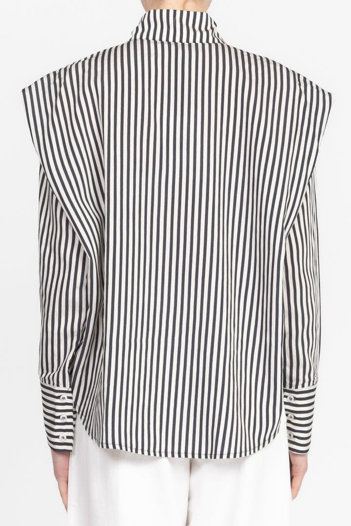 Have One - Camicia rigata con spalline e spille Art. CCB-N0180