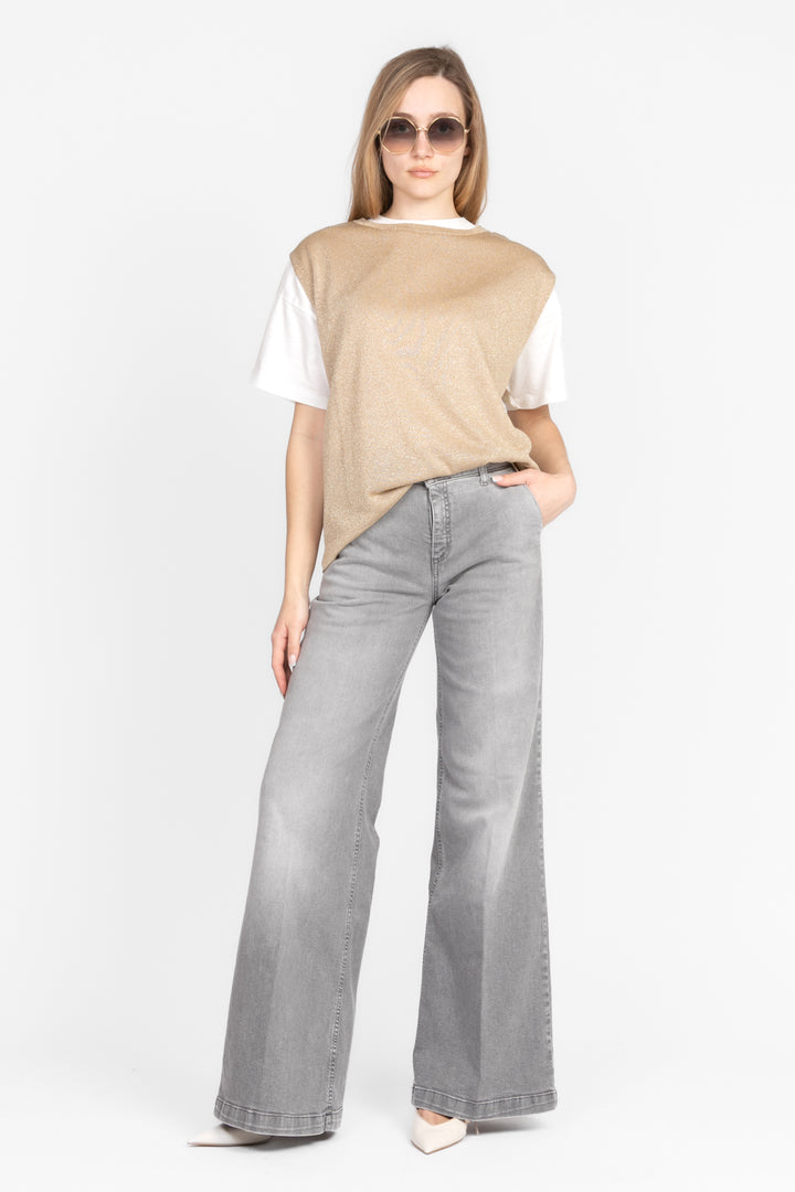 Tensione In - Gilet in maglia lurex Art. D76951