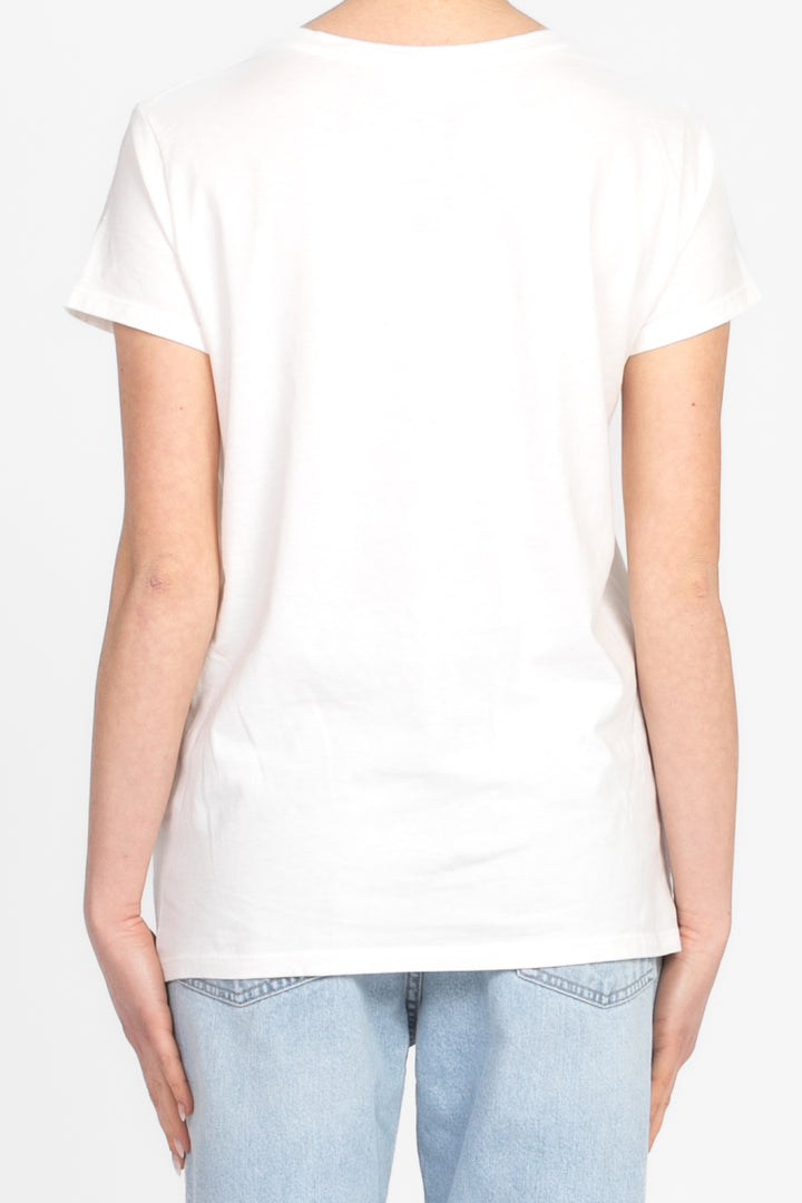 Vicolo - T-Shirt scritta ricamata Art. RD0618