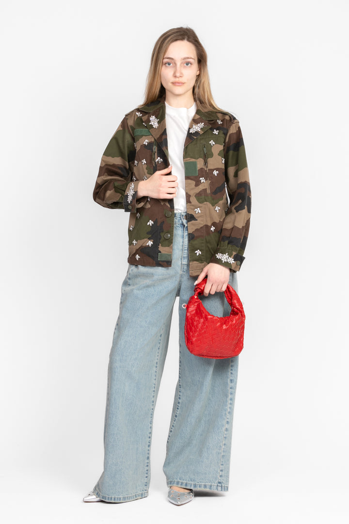 Tensione In - Giacca camouflage con applicazioni Art. 36501