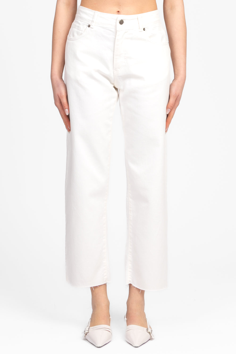 Tensione In - Jeans crop taglio vivo Art. TOM-535P
