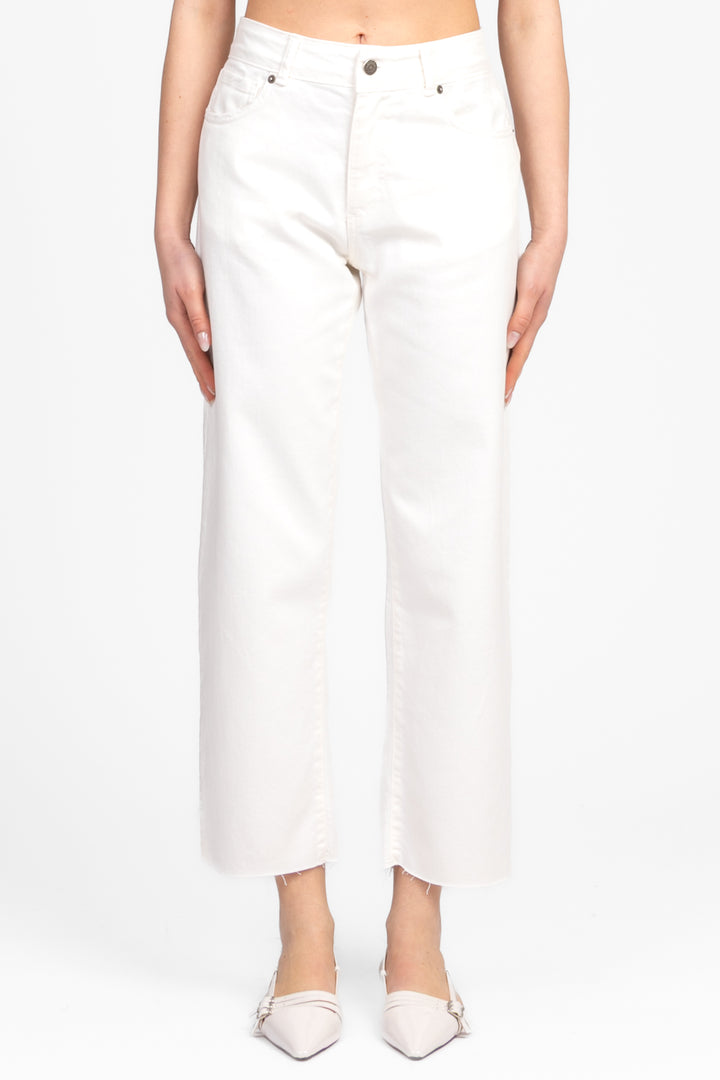 Tensione In - Jeans crop taglio vivo Art. TOM-535P