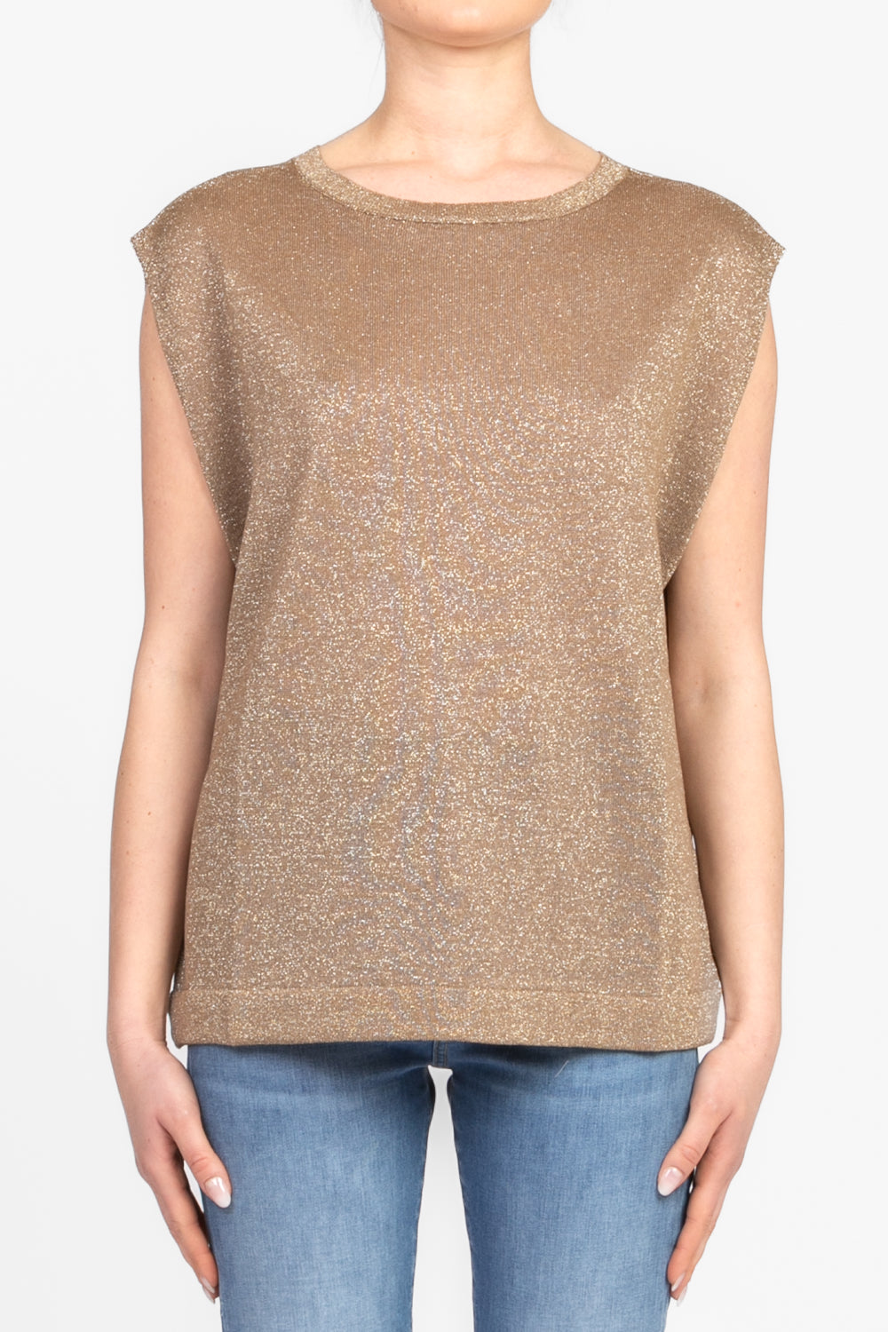 Tensione In - Gilet in maglia lurex Art. D76951