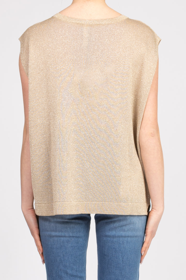 Tensione In - Gilet in maglia lurex Art. D76951