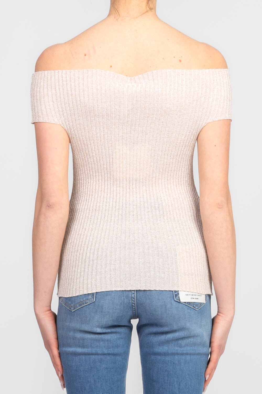 Tensione In - maglia  lurex scollo shiffer Art. D76845