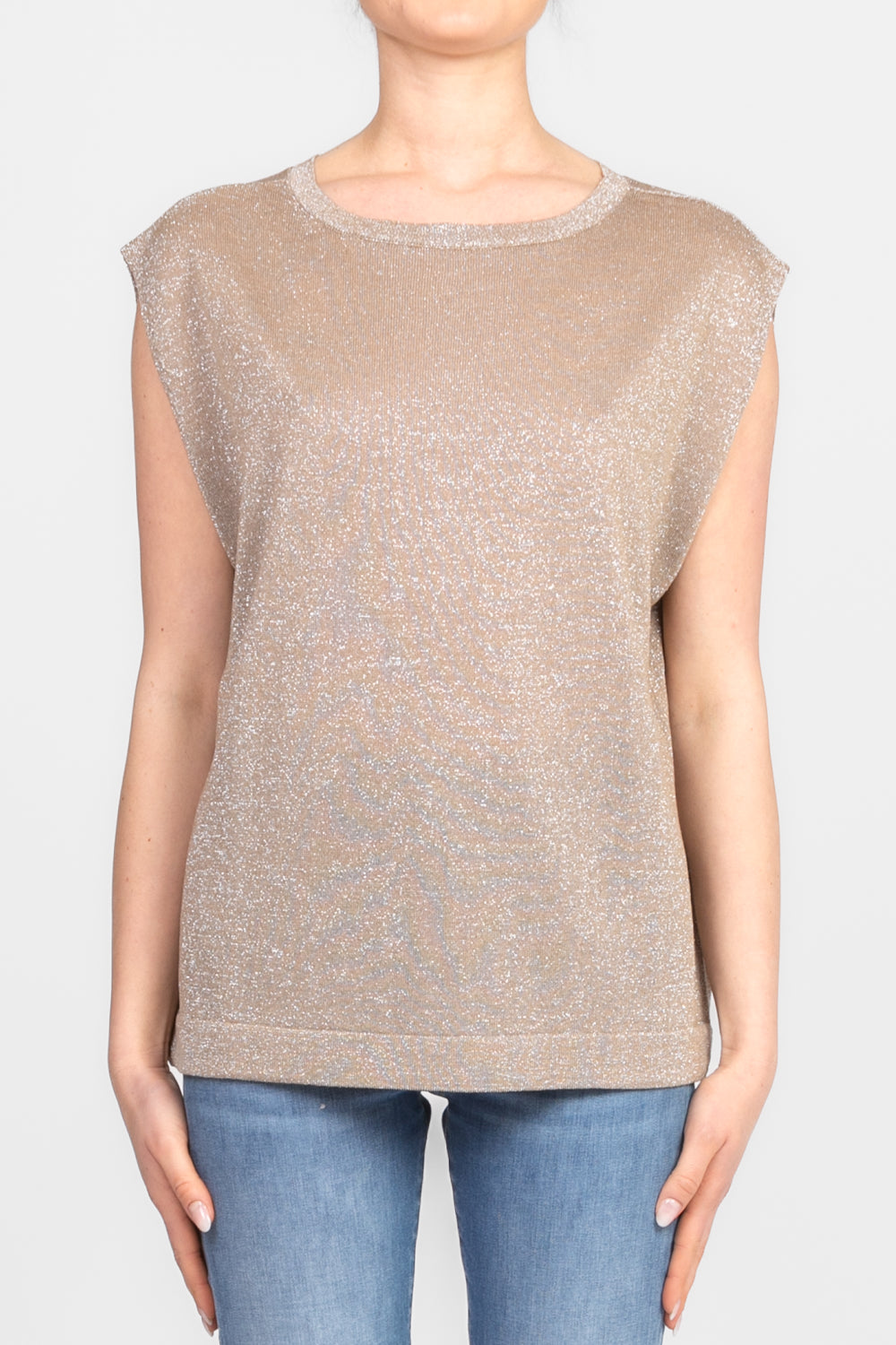 Tensione In - Gilet in maglia lurex Art. D76951