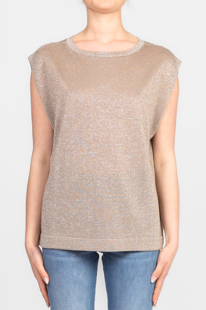 Tensione In - Gilet in maglia lurex Art. D76951