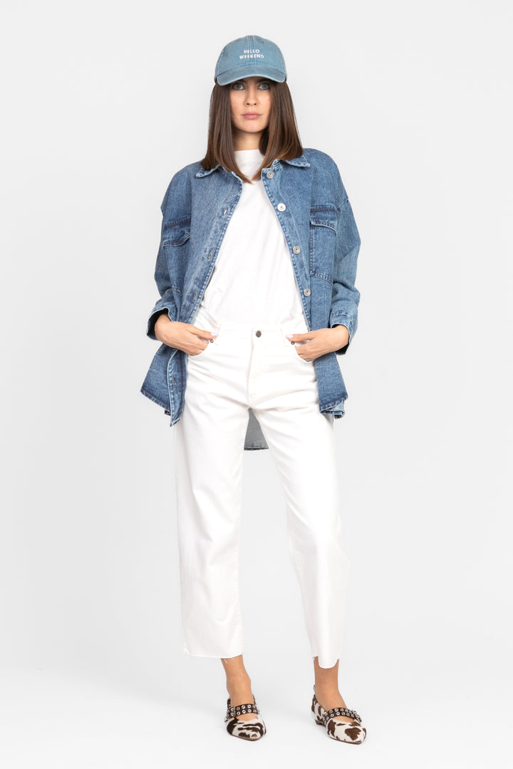 Dixie - Camicia denim con cravatta Art. C958W074