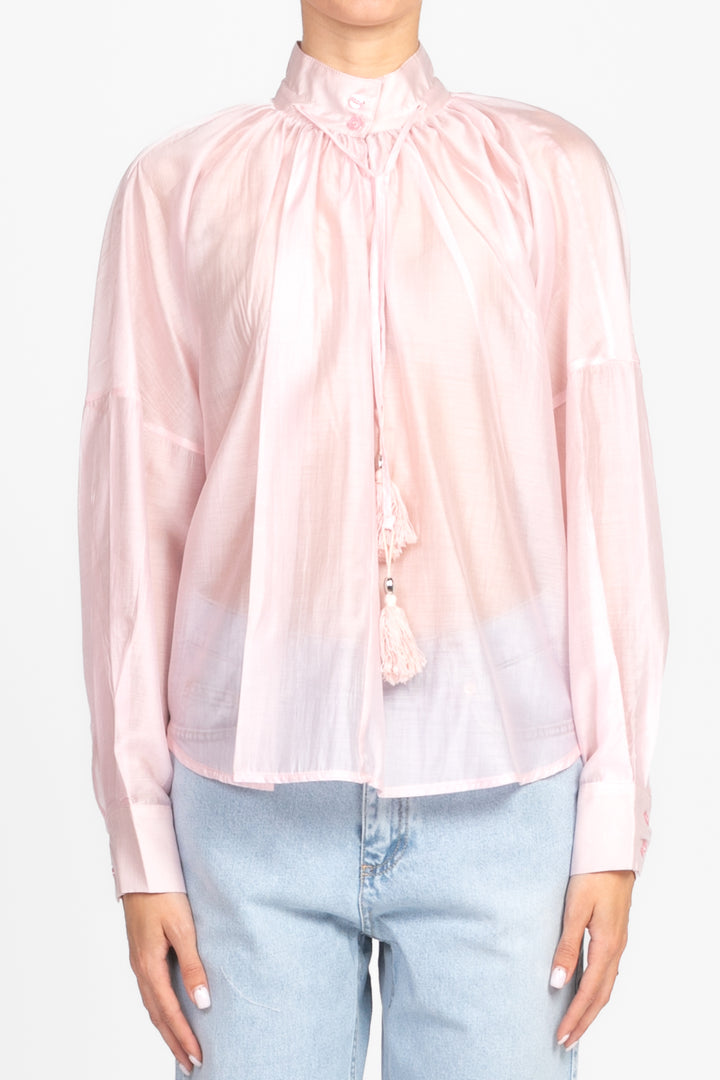 Dixie - Blusa scollo coreano con laccio Art. C945W109