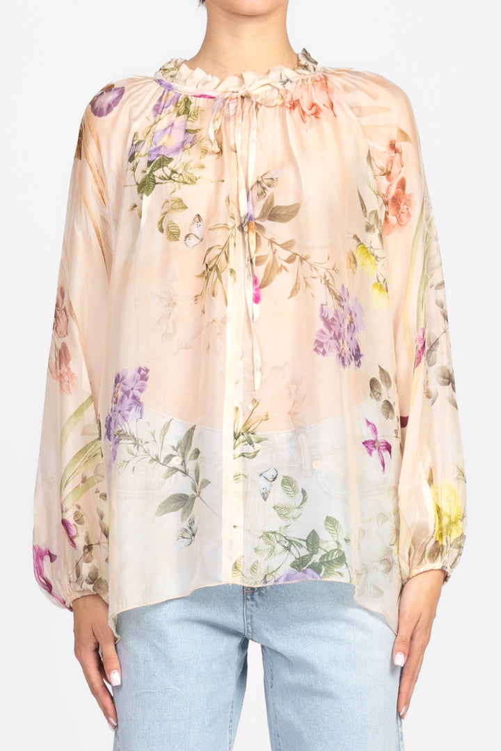 Dixie - Blusa floreale con laccio Art. C207W119
