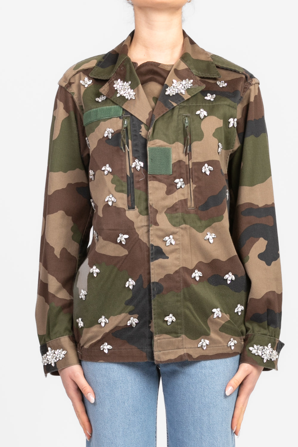 Tensione In - Giacca camouflage con applicazioni Art. 36501
