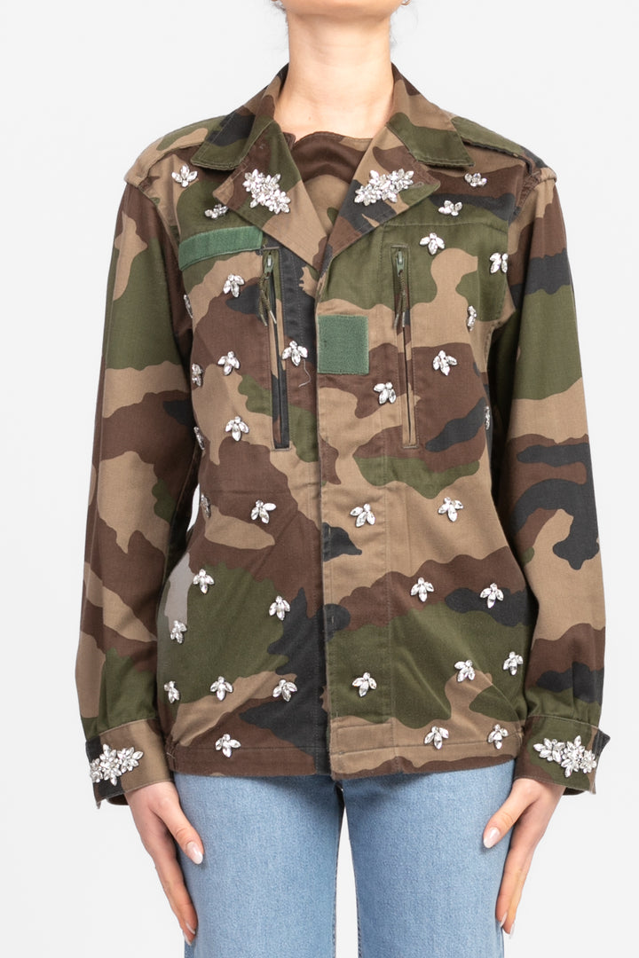 Tensione In - Giacca camouflage con applicazioni Art. 36501
