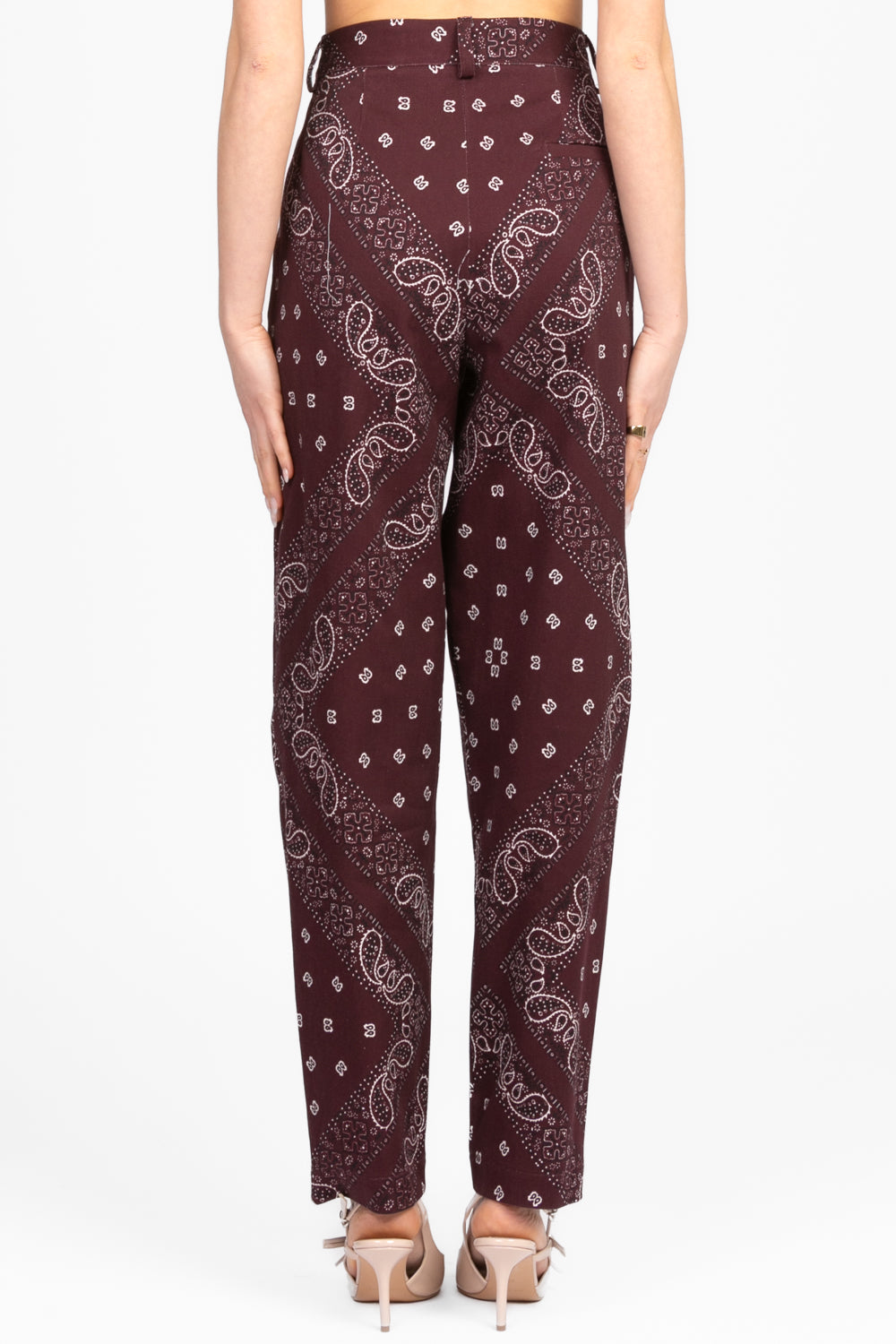 Dixie - Pantalone boy stampa bandana con pinces Art. PDQ3WSN