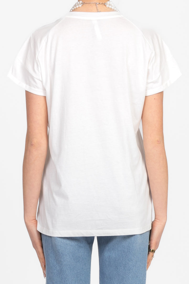 Tensione In - T-shirt stampa "Hollywood" con collana Art. 36483