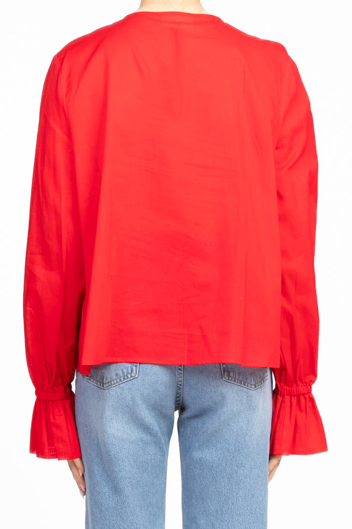 Vicolo - Blusa lacci con rouches Art. TD1691