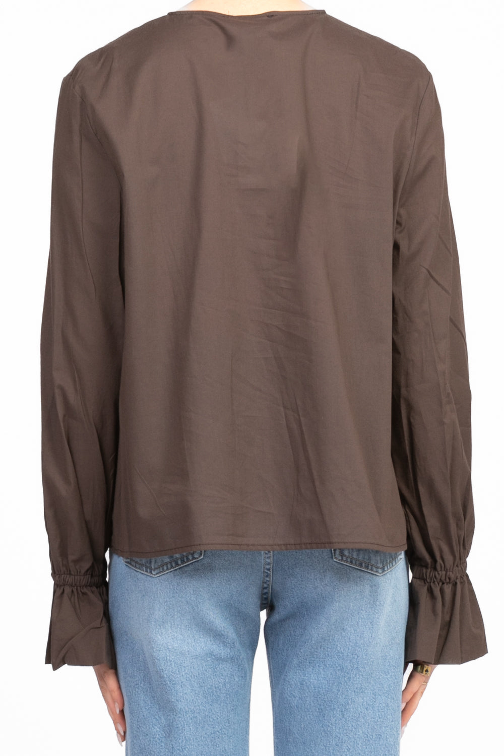 Vicolo - Blusa lacci con rouches Art. TD1691