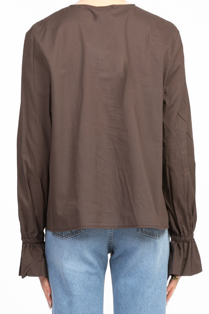 Vicolo - Blusa lacci con rouches Art. TD1691