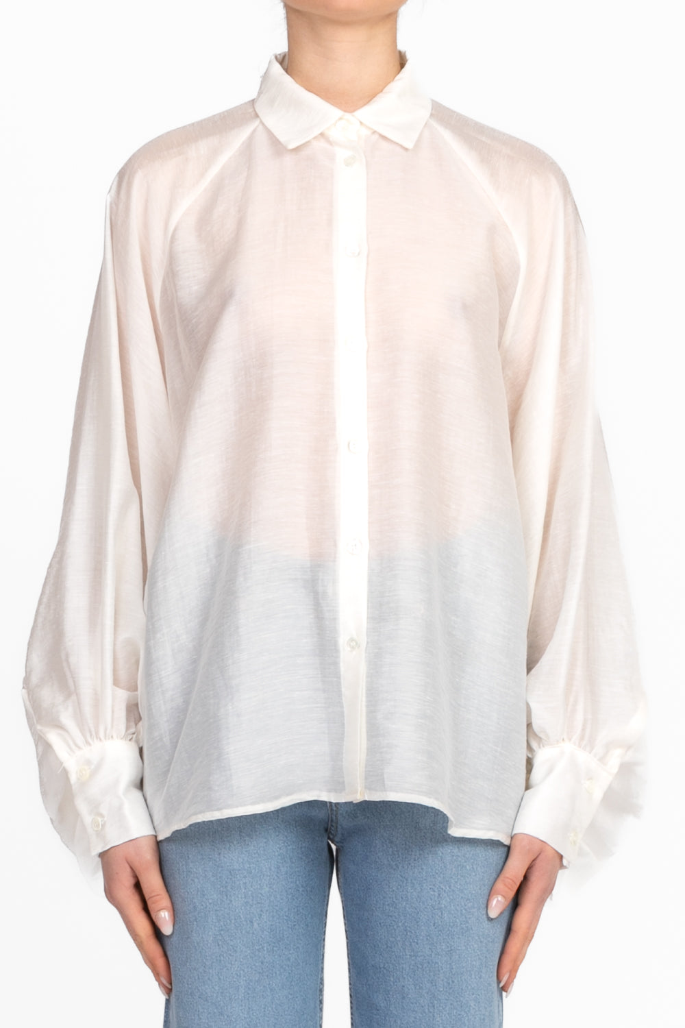 Vicolo - Camicia con manica palloncino Art. TD1685