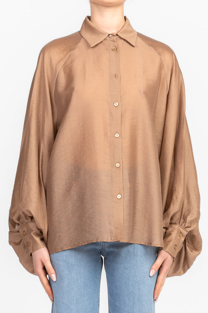 Vicolo - Camicia con manica palloncino Art. TD1685