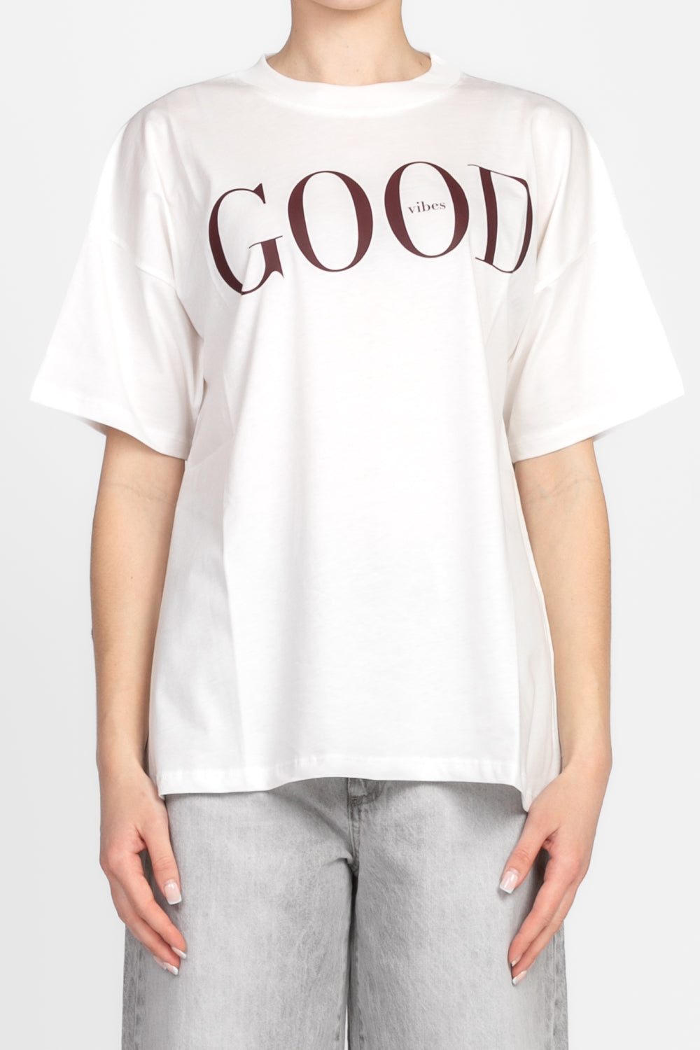 Vicolo - T-Shirt stampa "Good" Art. RD0152