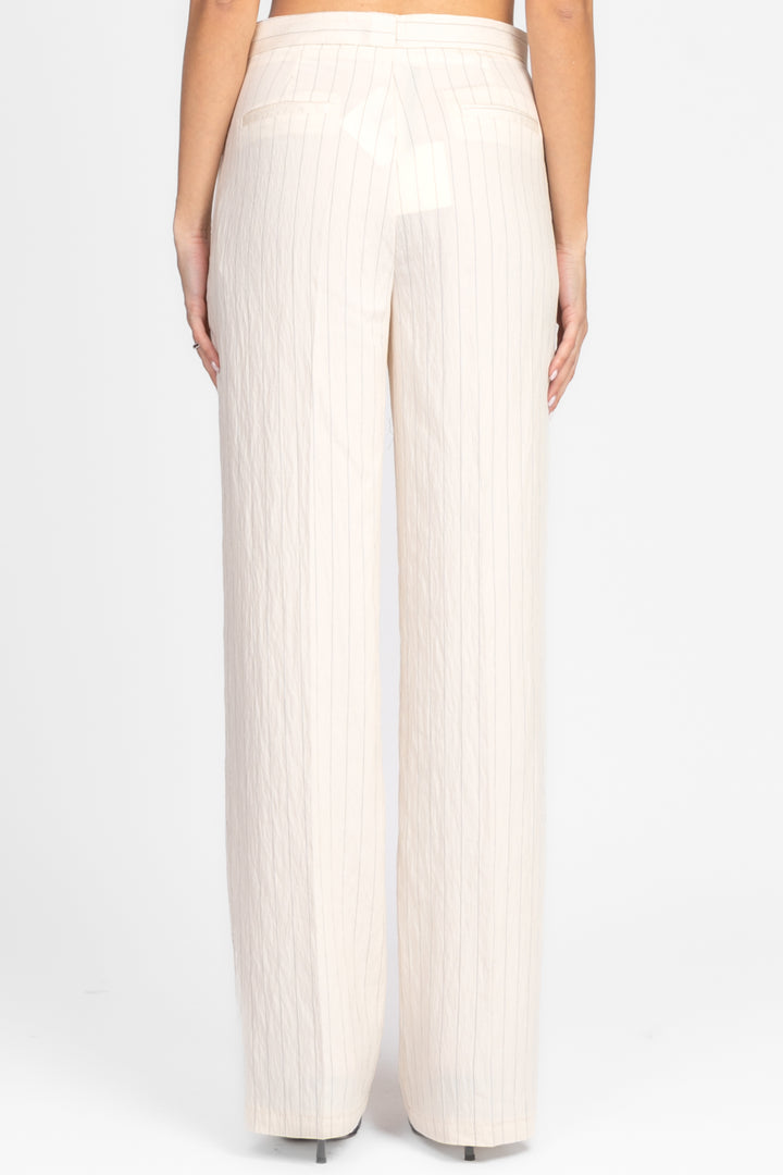 Vicolo - Pantalone gessato dritto Art. TD1722