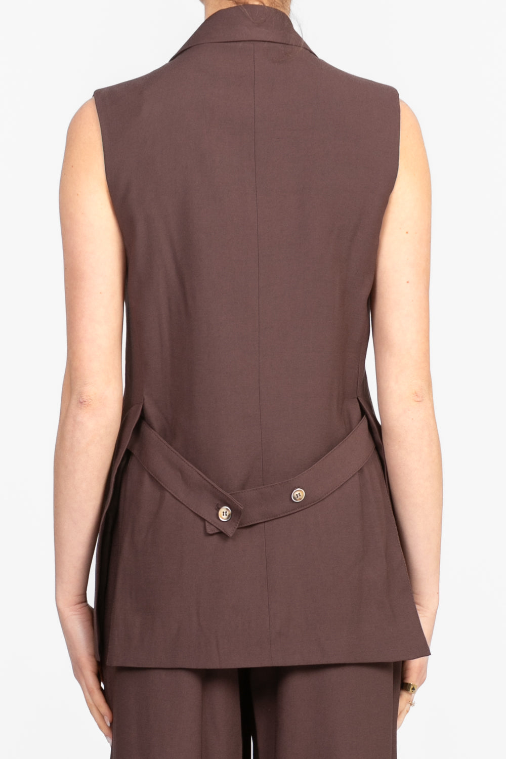 Imperial - Gilet lungo con spacchi Art. L9990006T