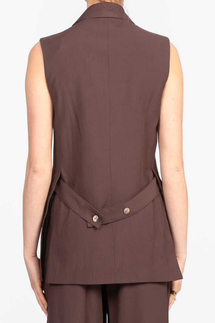 Imperial - Gilet lungo con spacchi Art. L9990006T