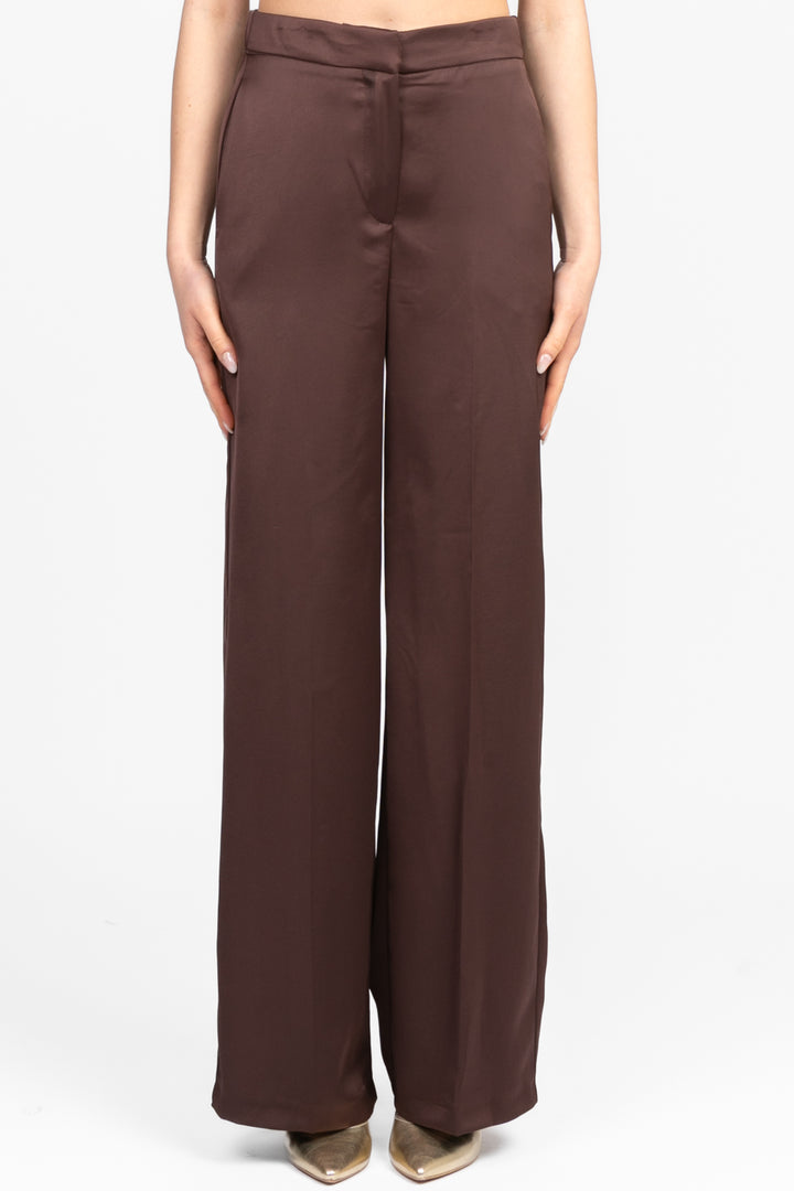 Imperial - Pantalone in raso gamba dritta Art. P5F0JBA