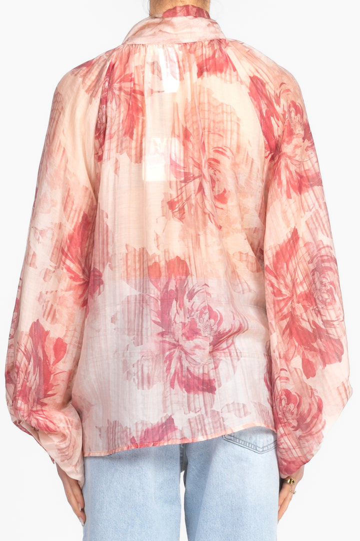 Vicolo - Camicia floreale con fiocco Art. TD1754