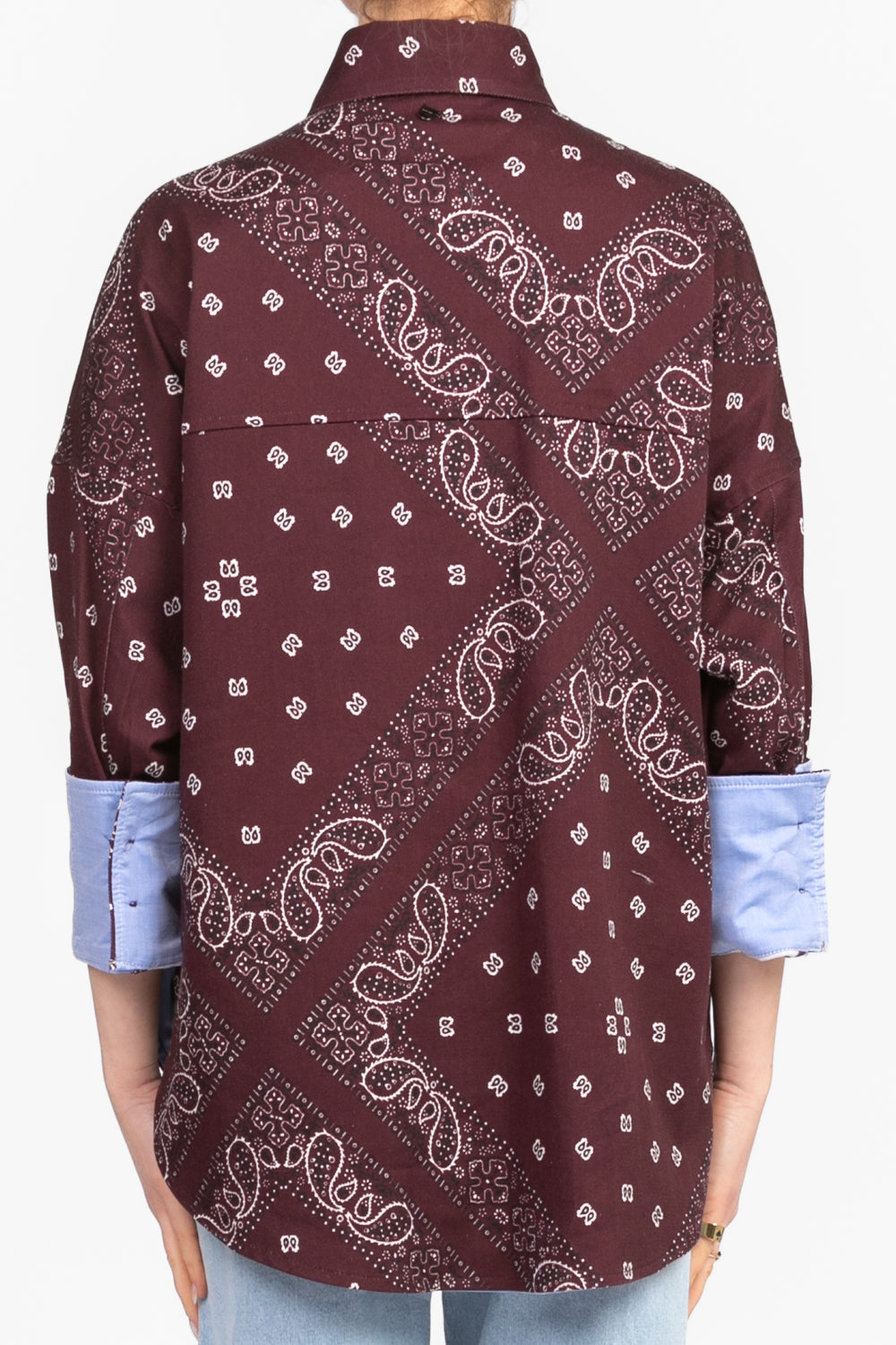 Dixie - Camicia denim stampa bandana Art. JDI9WSN